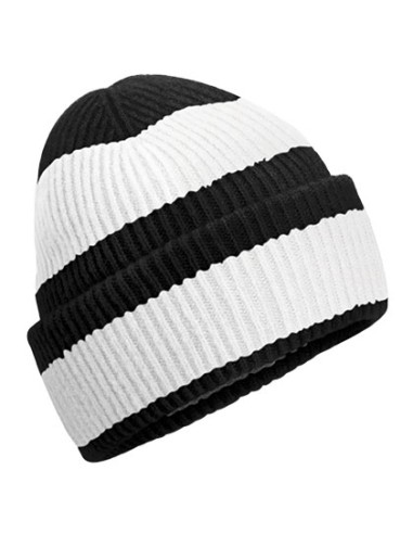 BEE-B391R-Colour Block Beanie